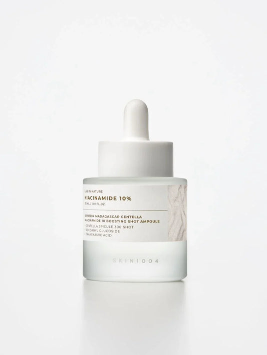 Niacinamide 10% serum with Centella, vitamin C derivative, and tranexamic acid for glowing skin
