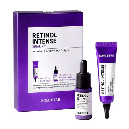 SOME BY MI Retinol Intense Trial Kit | Anti-Aging Serum & Eye Cream Set for Sensitive Skin