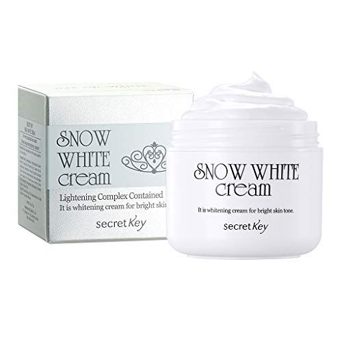 Secret Key Snow White Cream | Instant Brightening & Tone-Up Moisturizer (50g)