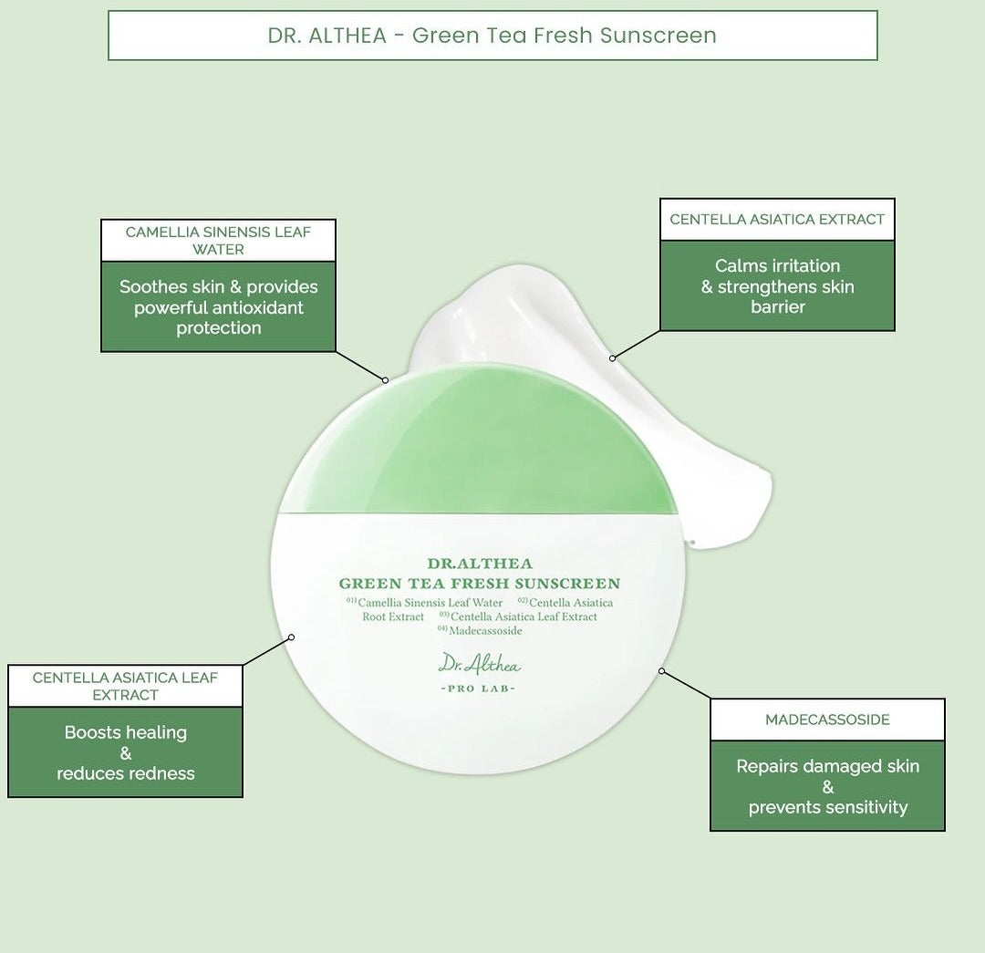 Dr. Althea - Green Tea Fresh Sunscreen SPF 50+