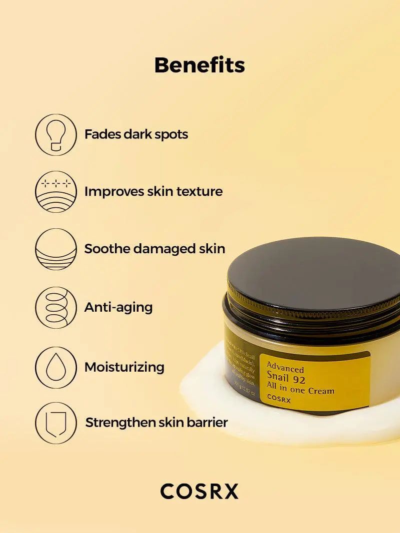 COSRX – Advanced Snail 92 All-In-One Cream