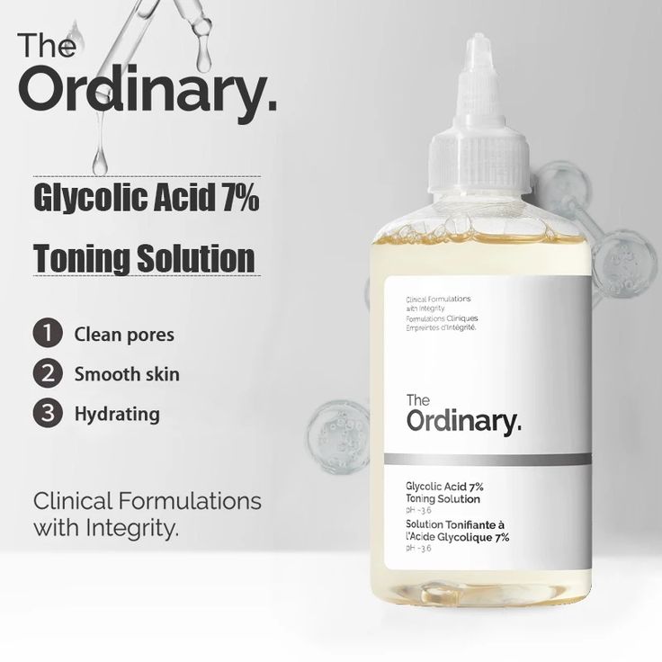 The Ordinary Glycolic Acid 7% Exfoliating Toner (240ml)