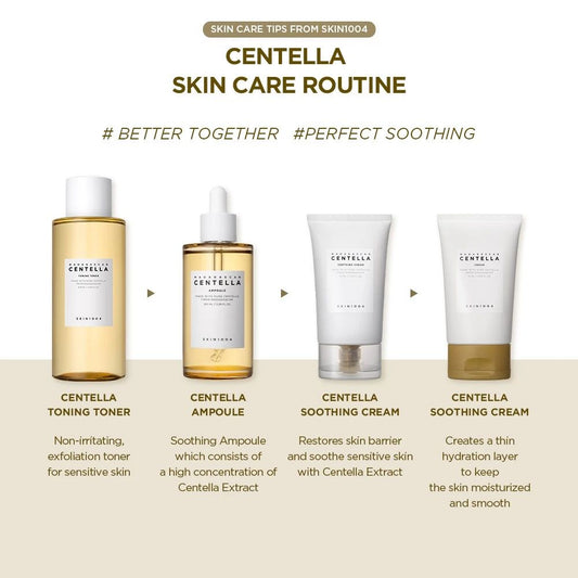 SKIN1004 - Madagascar Centella Travel Kit | Complete Mini Skincare Set for Sensitive & Hydrated Skin