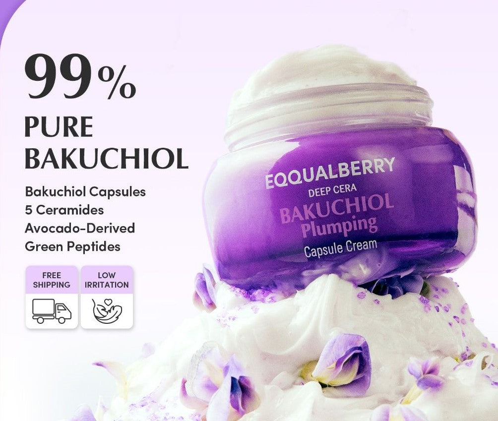 EQQUALBERRY Bakuchiol Plumping Capsule Cream (50ml)