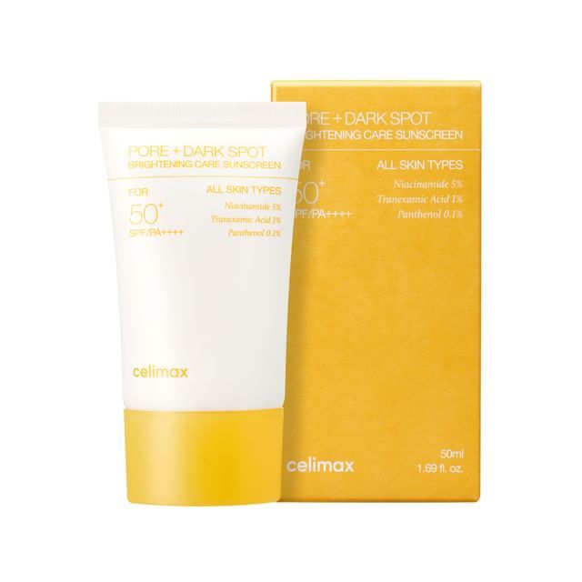 celimax Pore+ Dark Spot Brightening Care Sunscreen | SPF Protection + Tone Correction