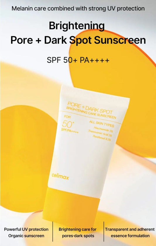 celimax Pore+ Dark Spot Brightening Care Sunscreen | SPF Protection + Tone Correction