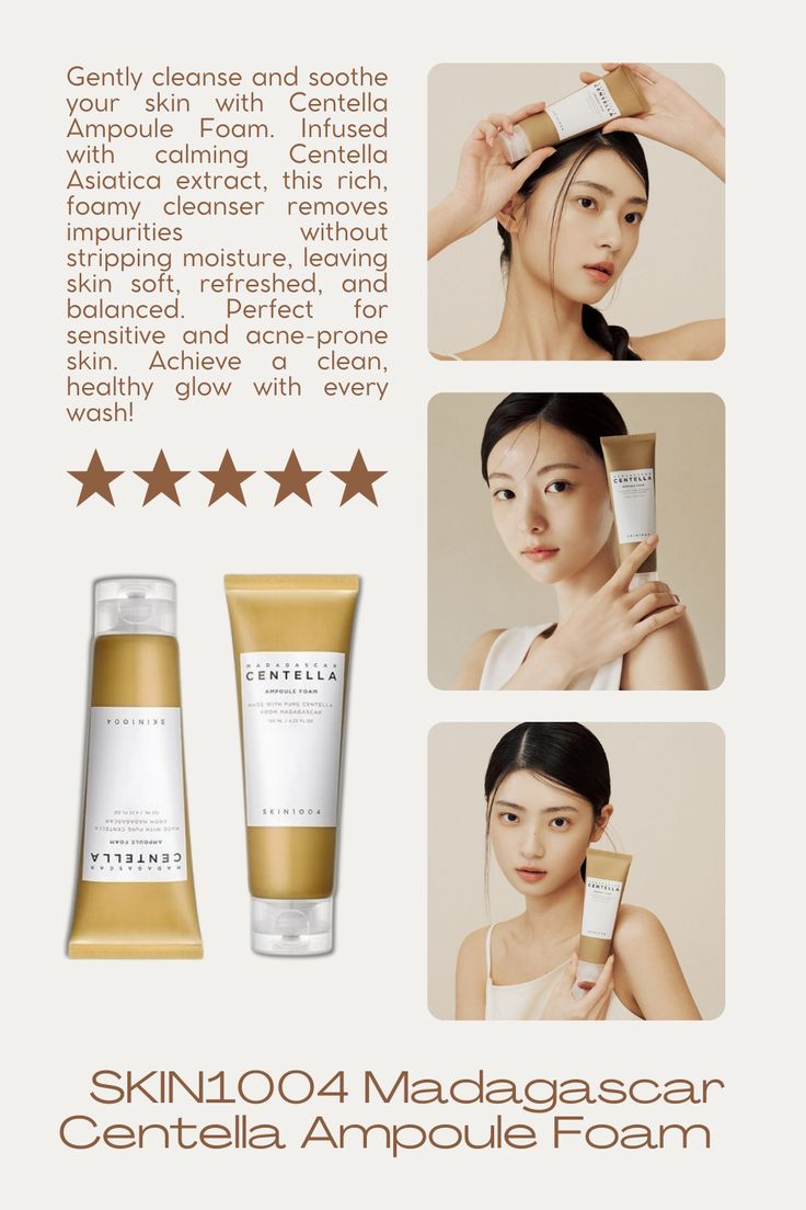 SKIN1004 – Madagascar Centella Ampoule Foam (Mini)