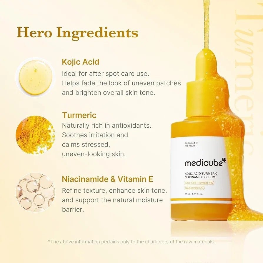 medicube – Kojic Acid Turmeric Niacinamide Serum