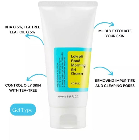 COSRX – Low pH Good Morning Gentle Daily Gel  Cleanser