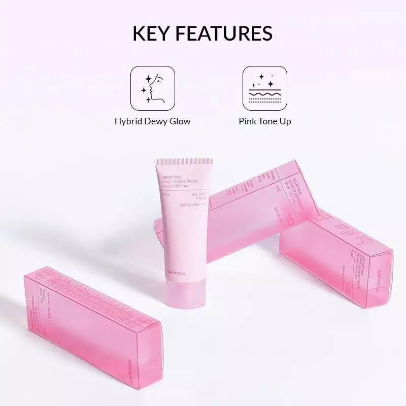 celimax - Heart Pink Tone Up Sun Cream 40ml