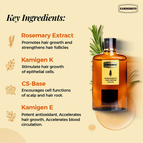 KAMINOMOTO - Super Strength Hair Serum Gold 150ml