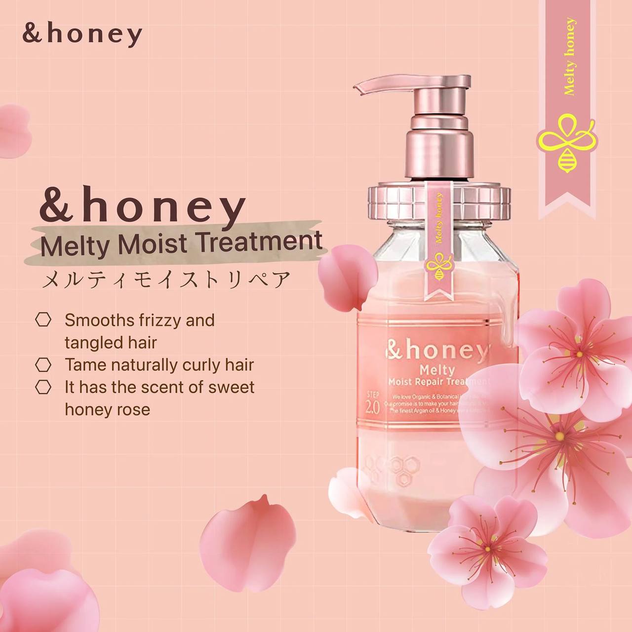 &Honey Melty Moist Repair Hair Treatment 2.0
