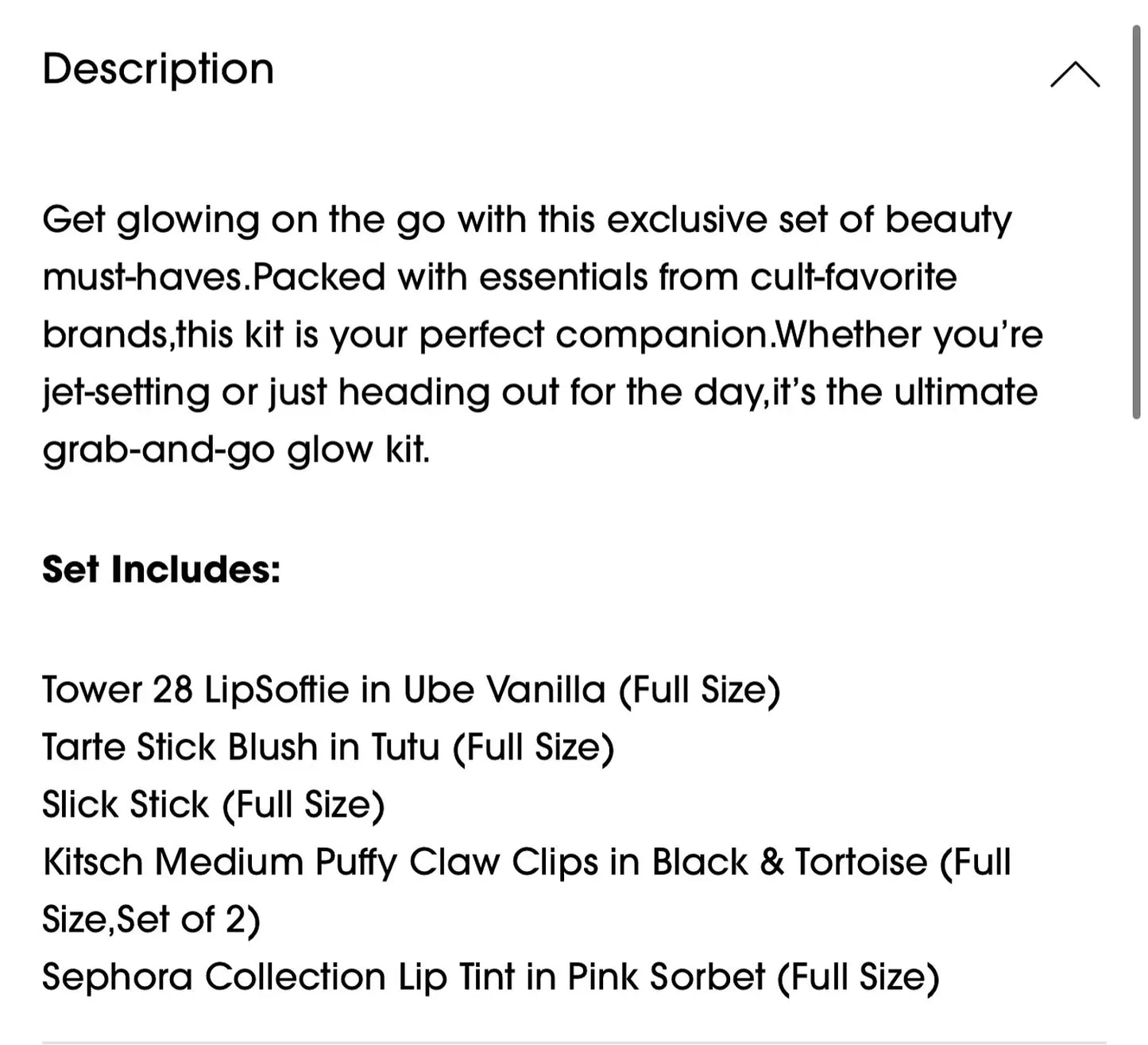 Sephora Favorites - Jet Set Glow